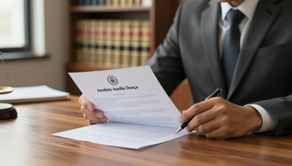 atestado auxílio doença